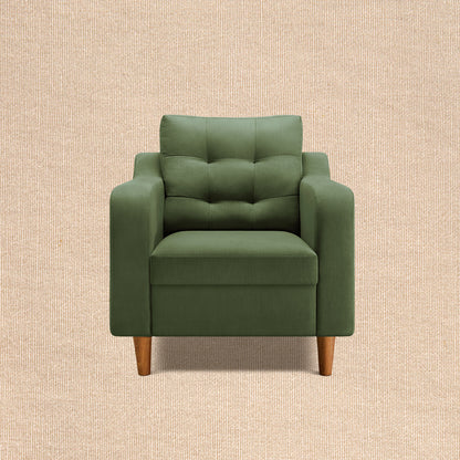 ease|plus|green|fabric|1|seater|sofa