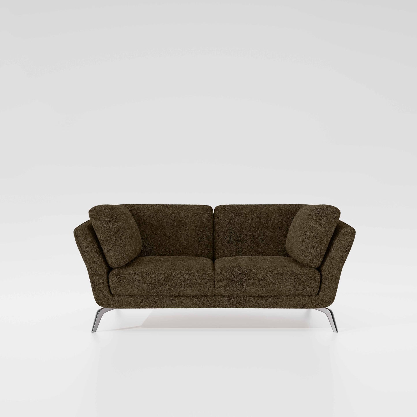 Symphony 2 Seater Boucle Fabric - Sepia