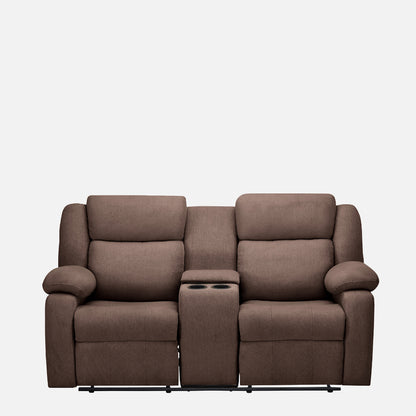 Avalon E Twin Motorized  Recliner |  2 seater | Saddle Brown |  Duroflex Furniture
