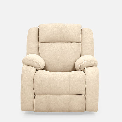 Avalon Beige Fabric Recliner