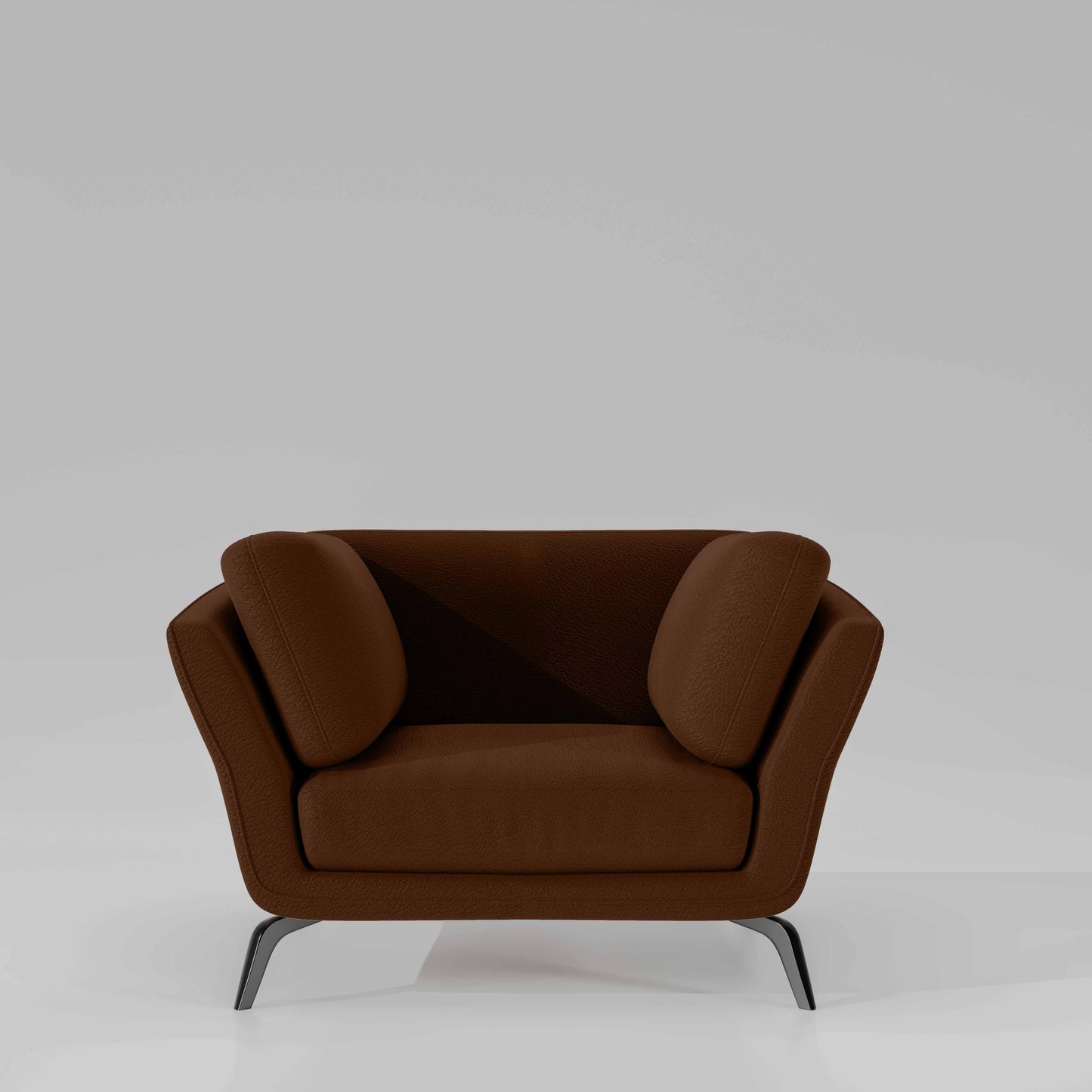 Symphony 1 Seater Suede fabric - Cappuccino