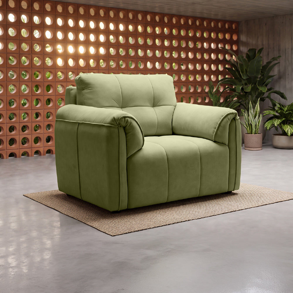 cocoon-olive-green-fabric-1-seater-sofa