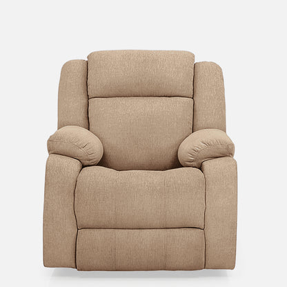 Avalon Motorized Electric Powered Brown Fabric Recliner