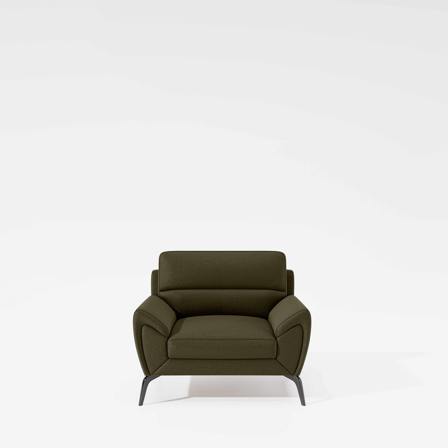 Octave 1 Seater Seater-Suede fabric - Avocado