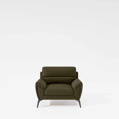 Octave 1 Seater Seater-Suede fabric - Avocado