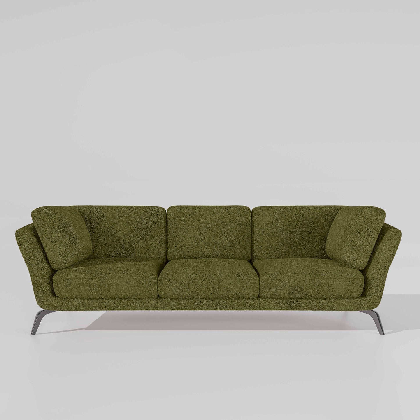 Symphony 3 Seater Boucle Fabric - Dried herb