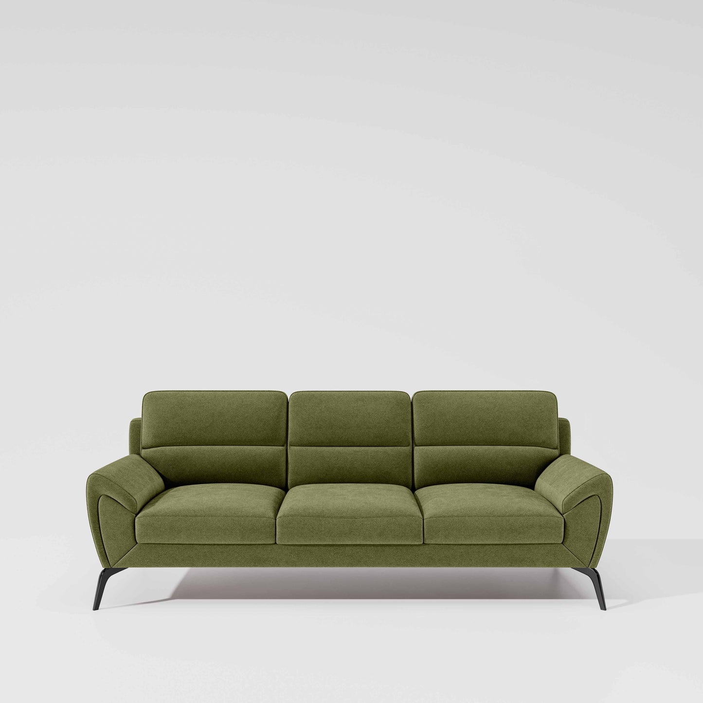 Octave 3 Seater Water & Stain Repellent Fabric - Sage green
