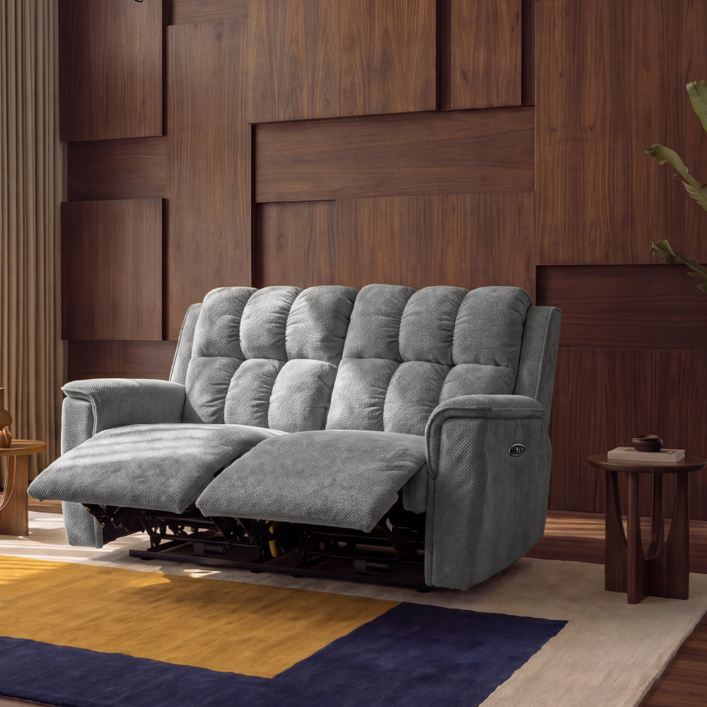 Avalon Elite mov.E Grey Fabric 2 Seater Sofa