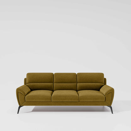 Octave 3 Seater Water & Stain Repellent Fabric - Honey