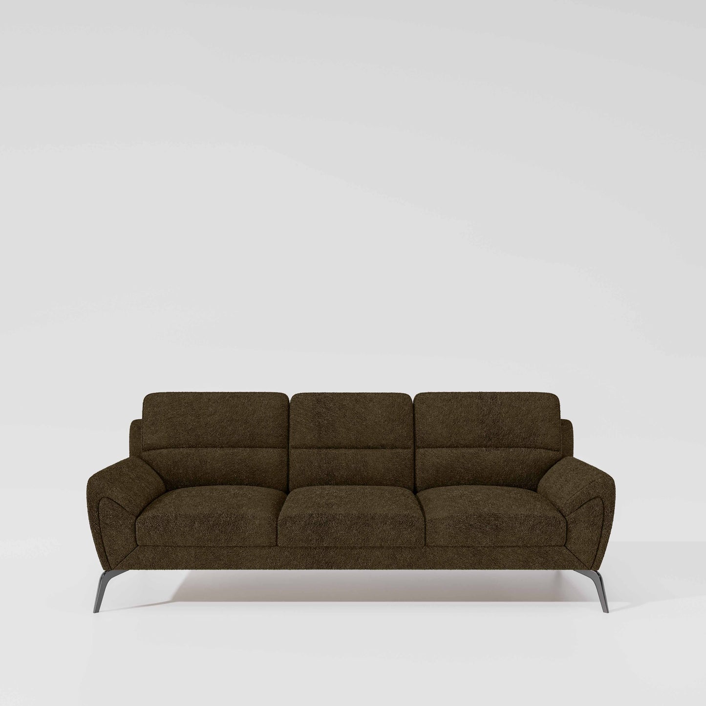 Octave 3 Seater Boucle Fabric - Sepia