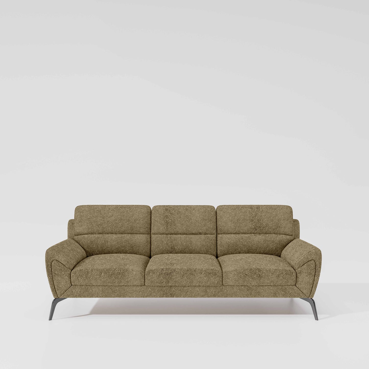 Octave 3 Seater Boucle Fabric - Irish cream