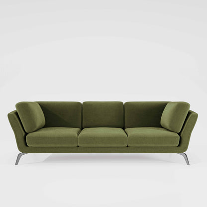 Symphony 3 Seater Water & Stain Repellent Fabric - Sage green