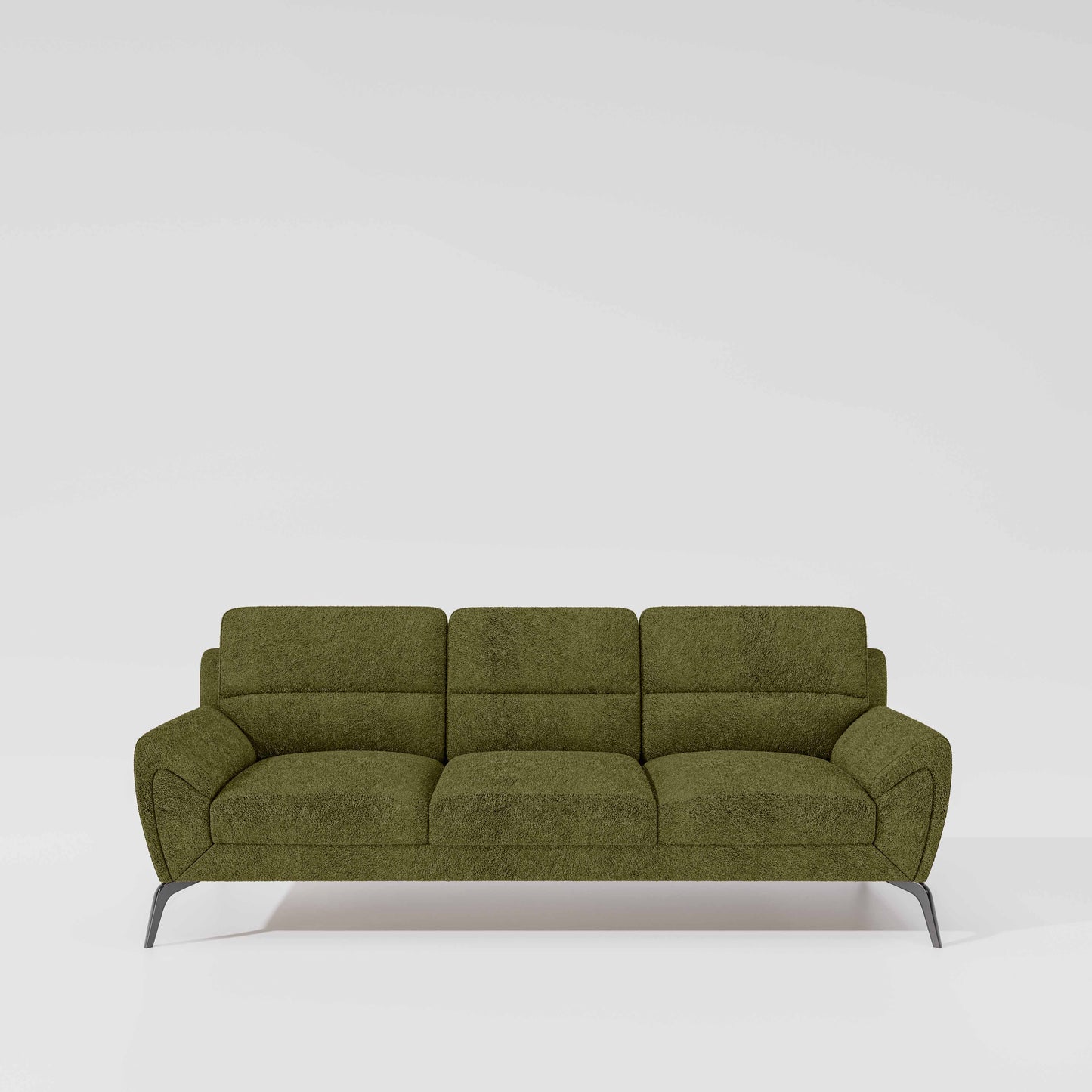 Octave 3 Seater Boucle Fabric - Dried herb