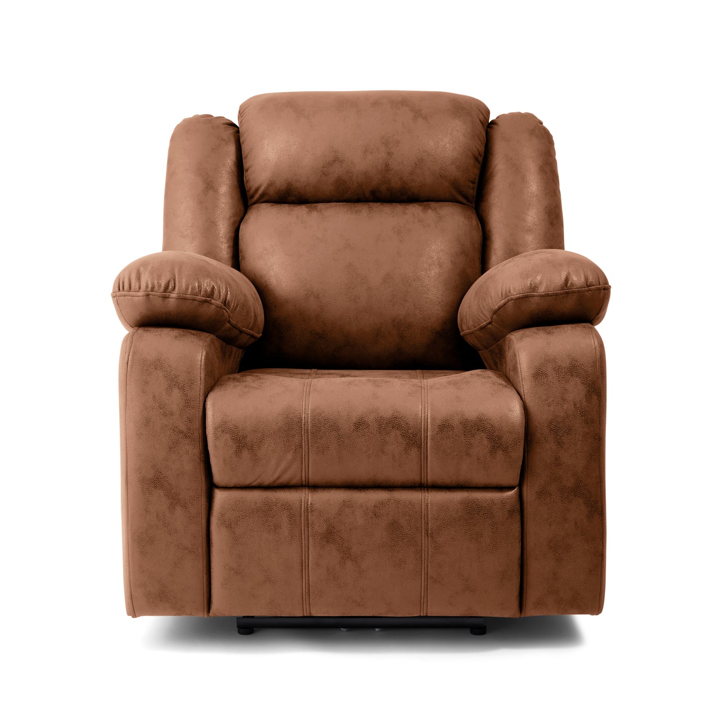Avalon Motorized Electric Powered Desert Orange Suede Recliner