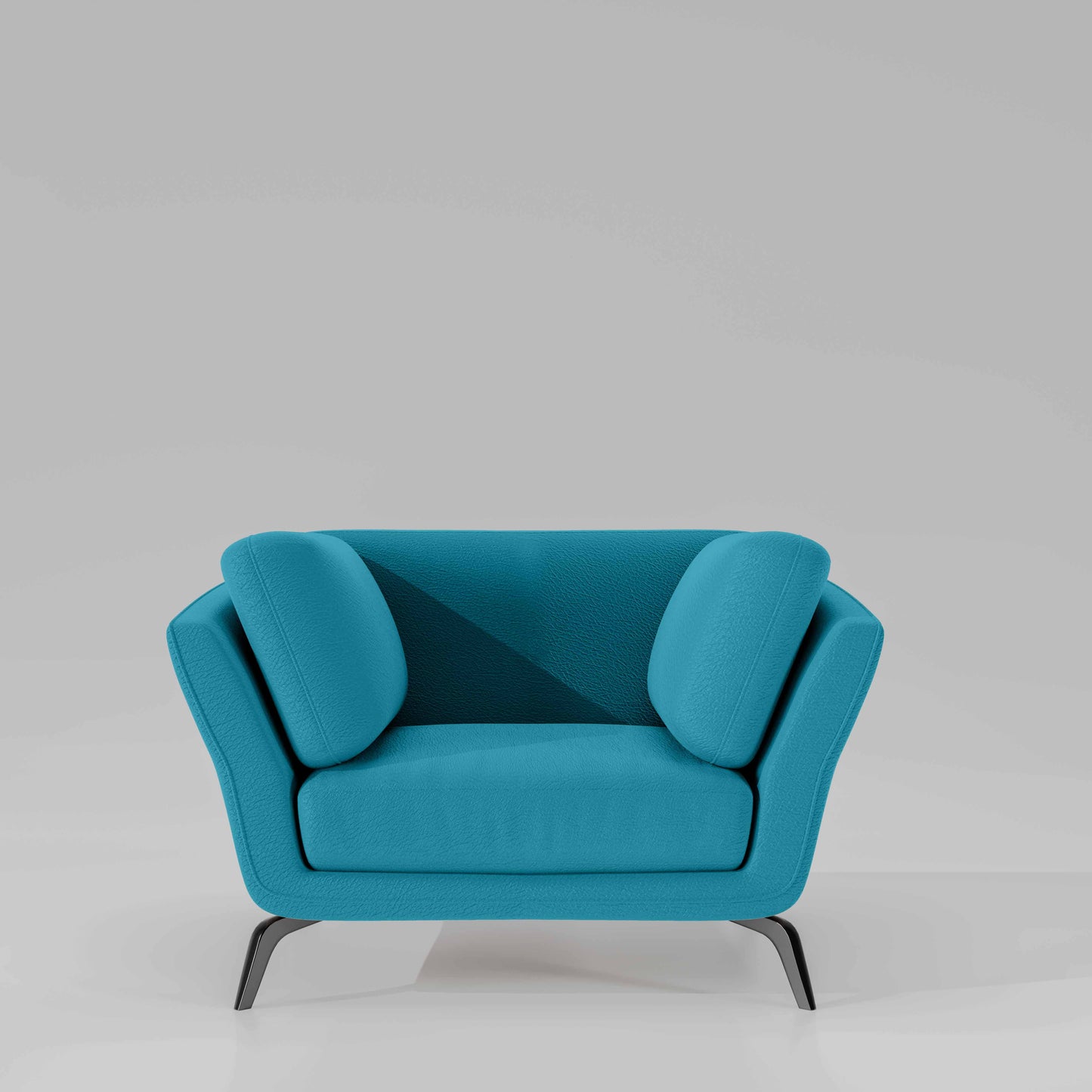 Symphony 1 Seater Suede fabric - Celestial Blue
