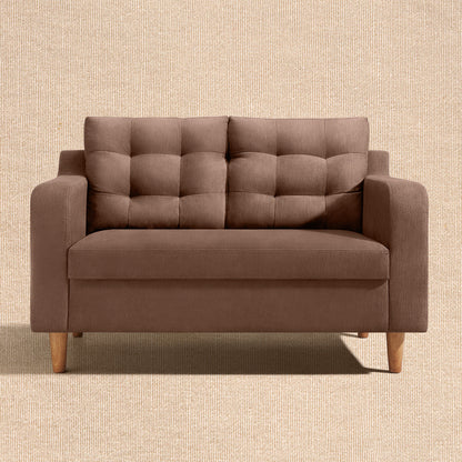 Ease Plus Brown Fabric 2 seater sofa