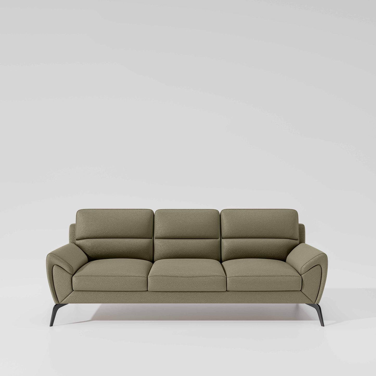 Octave 3 Seater Suede fabric - Almond milk