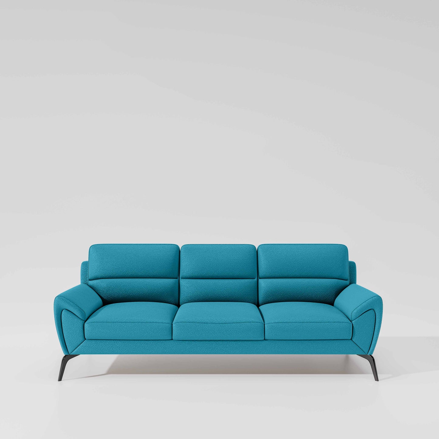 Octave 3 Seater Suede Fabric - Celestial blue
