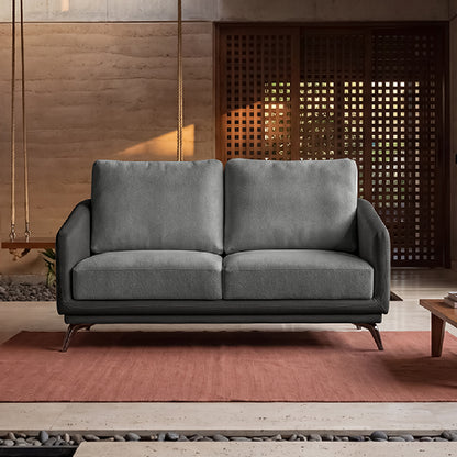 cove-brushed-nickel-grey-leatherette-pumice-stone-grey-fabric-2-seater-sofa