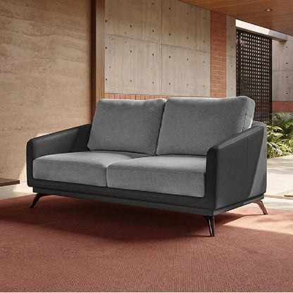 cove-brushed-nickel-grey-leatherette-pumice-stone-grey-fabric-2-seater-sofa