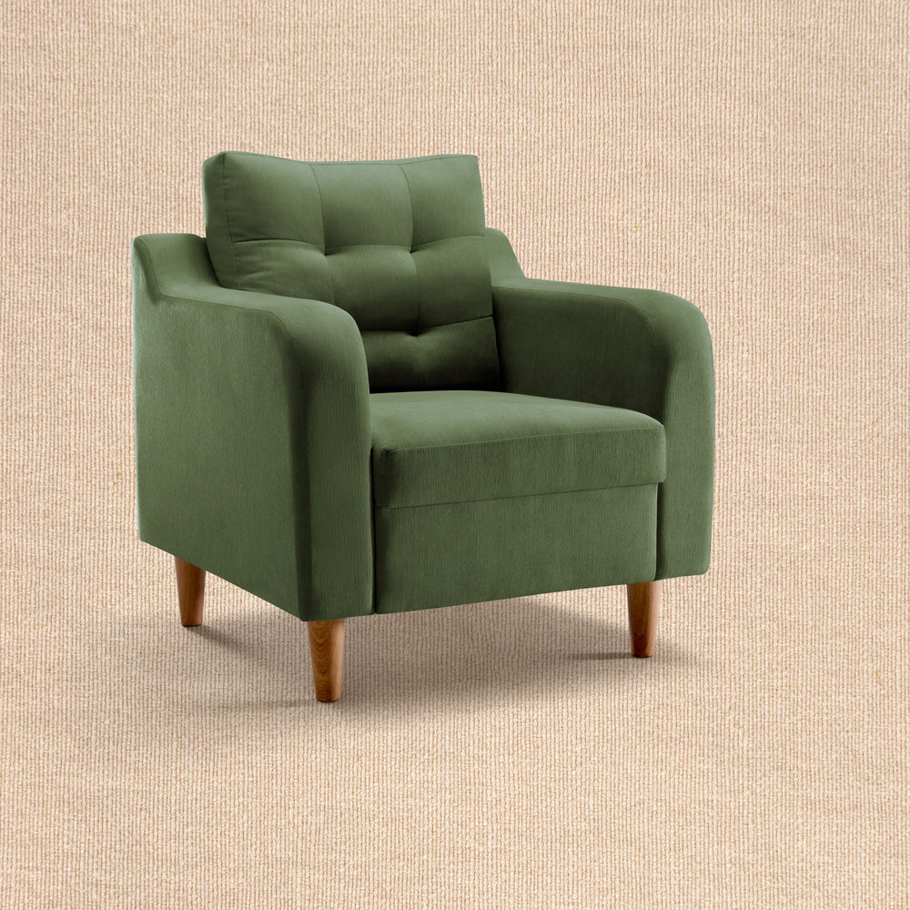 ease|plus|green|fabric|1|seater|sofa