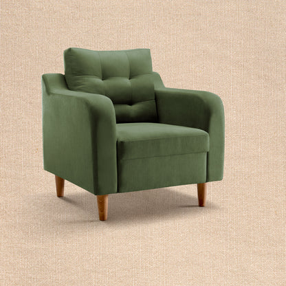 ease|plus|green|fabric|1|seater|sofa