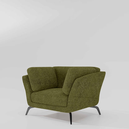 Symphony 1 Seater Boucle Fabric - Dried Herb