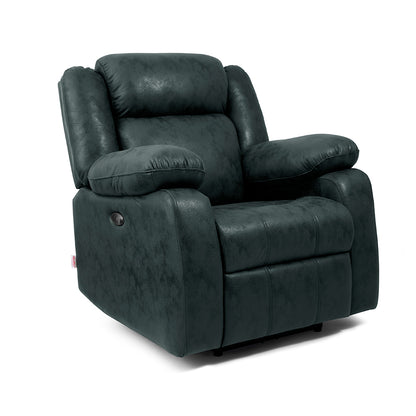 Avalon Midnight Blue Suede Recliner