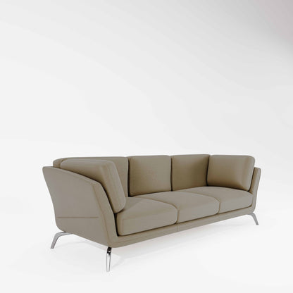 Symphony 3 Seater Suede fabric - Almond milk