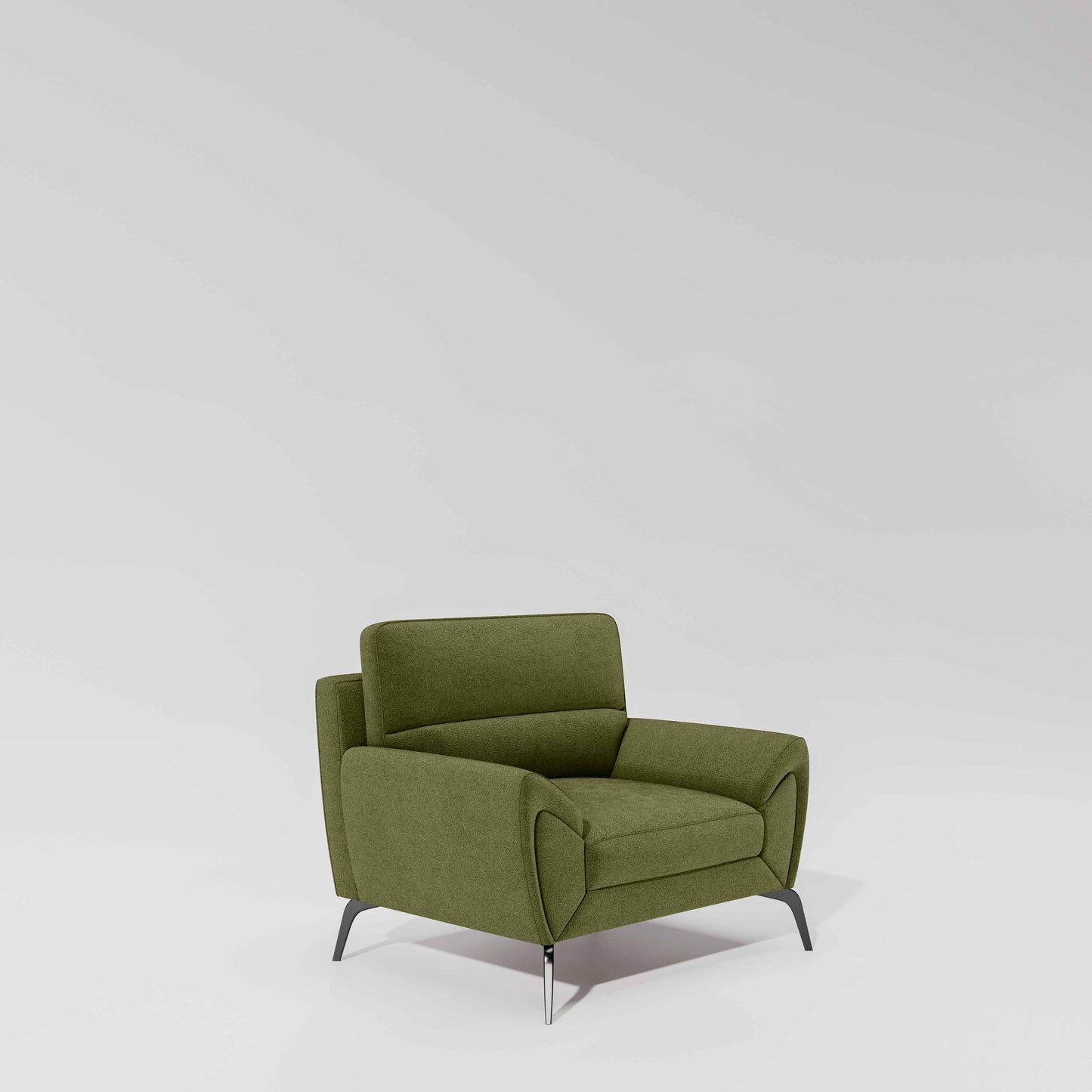 Octave 1 Seater Seater-Water & Stain Repellent Fabric - Sage green