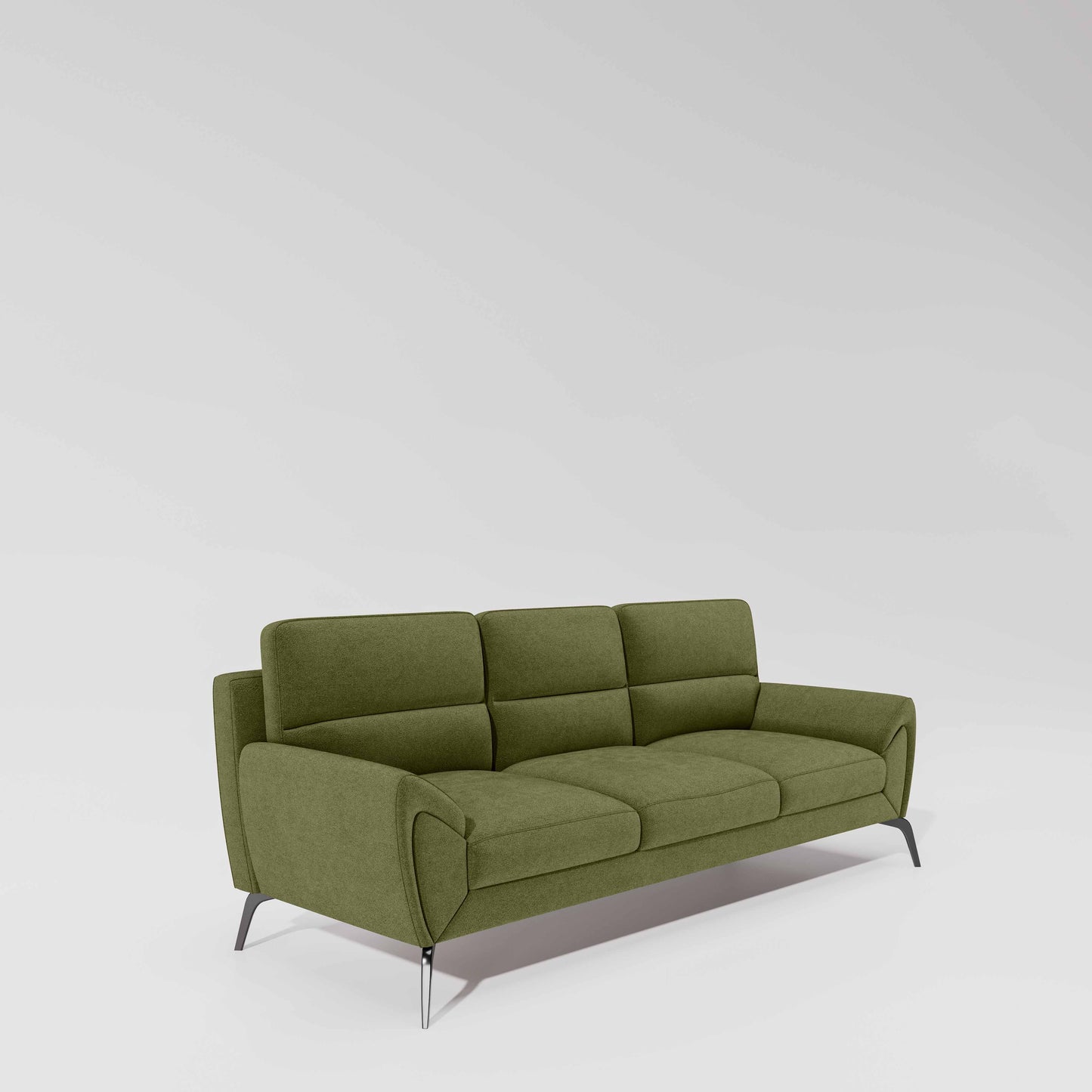 Octave 3 Seater Water & Stain Repellent Fabric - Sage green