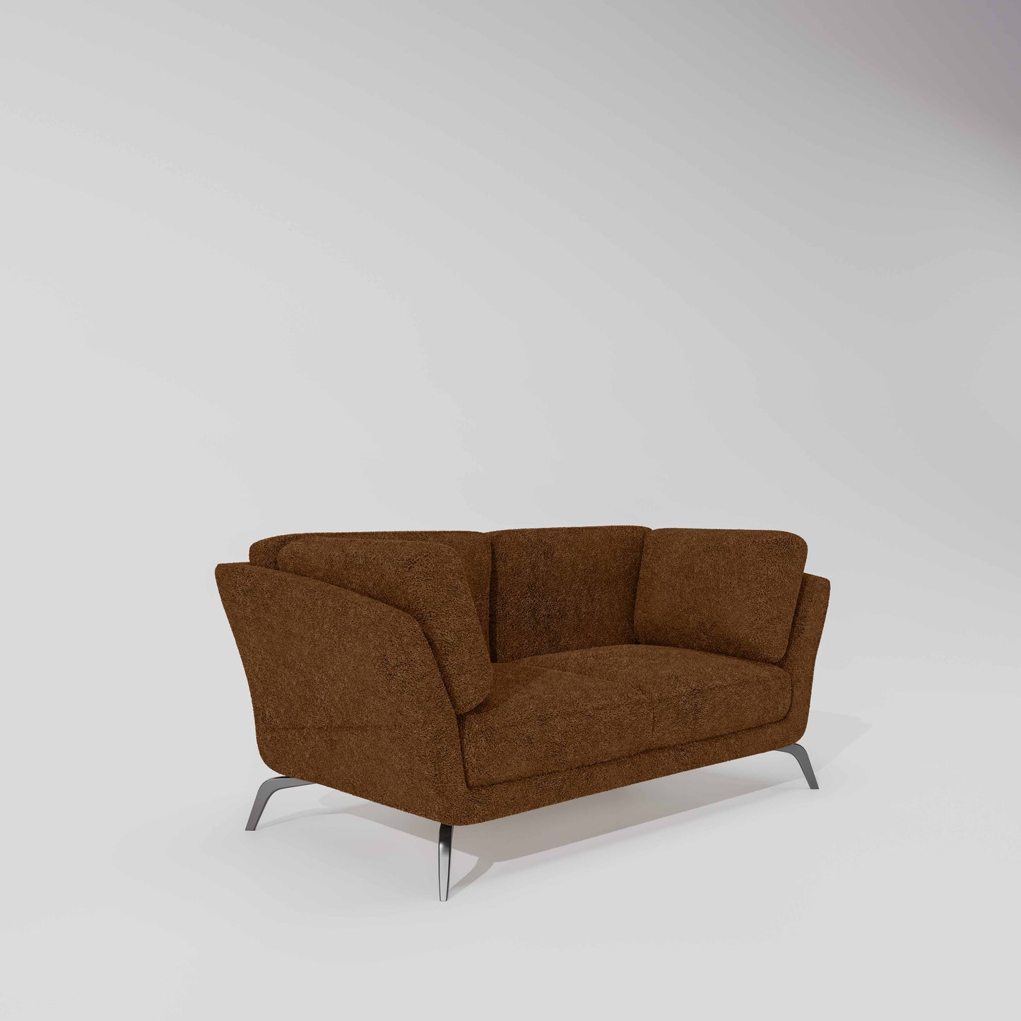 Symphony 2 Seater Boucle Fabric - Caramel