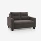 Ease Grey Fabric 2 Seater Sofa