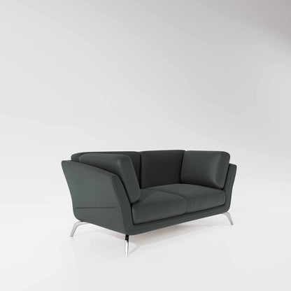 Symphony 2 Seater Suede fabric - Steel grey
