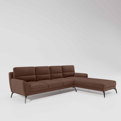 Octave 3 Seater with Lounger Water & Stain Repellent Fabric - Misty Rose