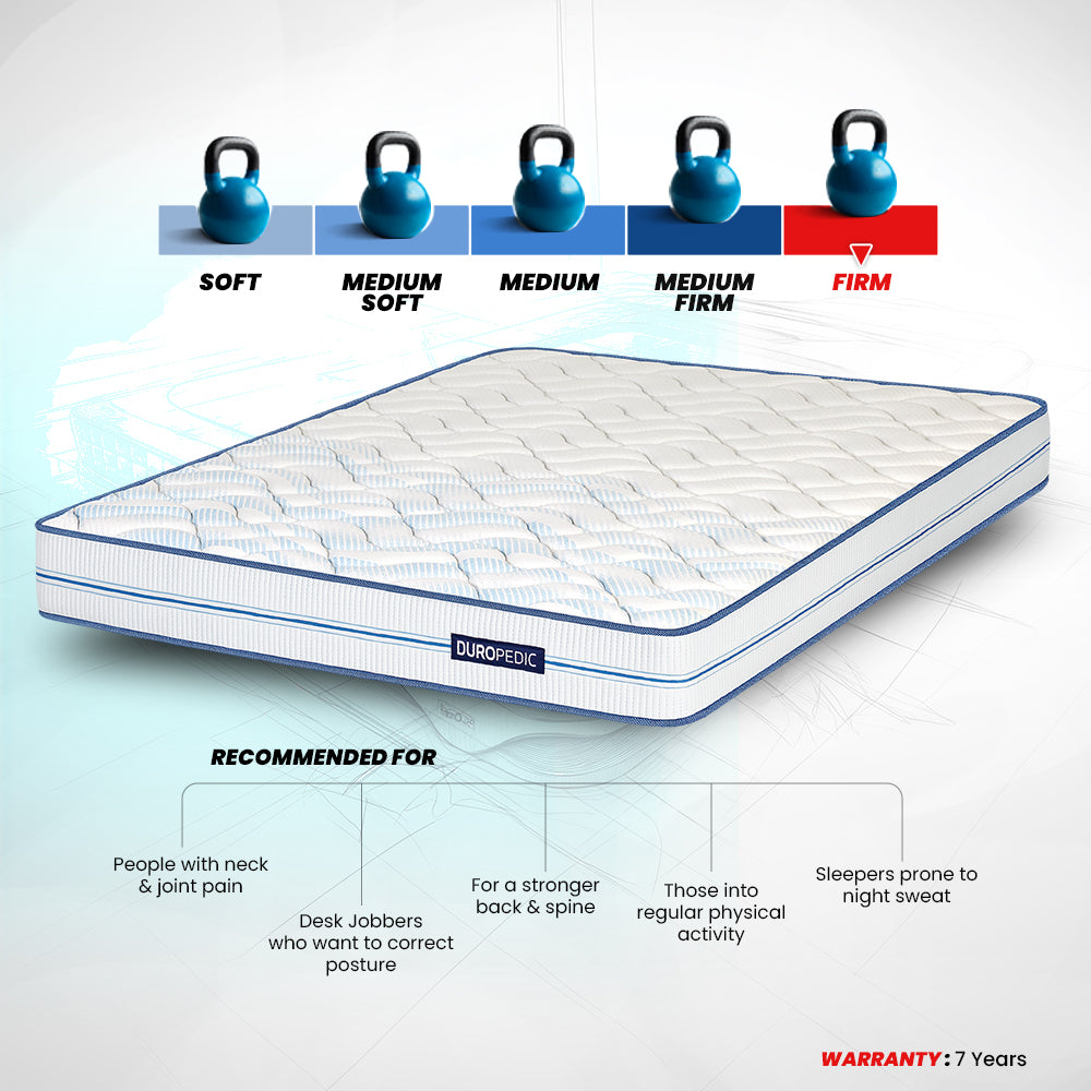 Back Magic Orthopedic Coir Mattress - White