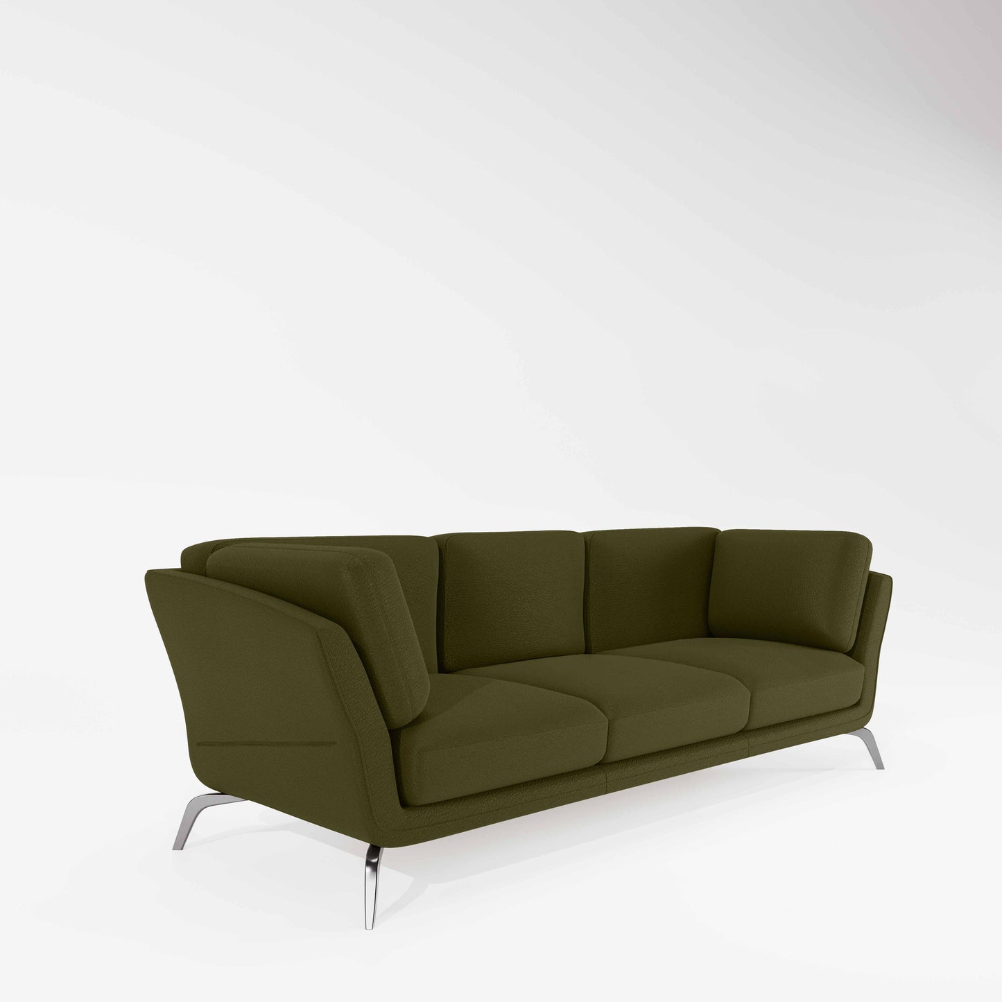 Symphony 3 Seater Suede fabric - Avocado