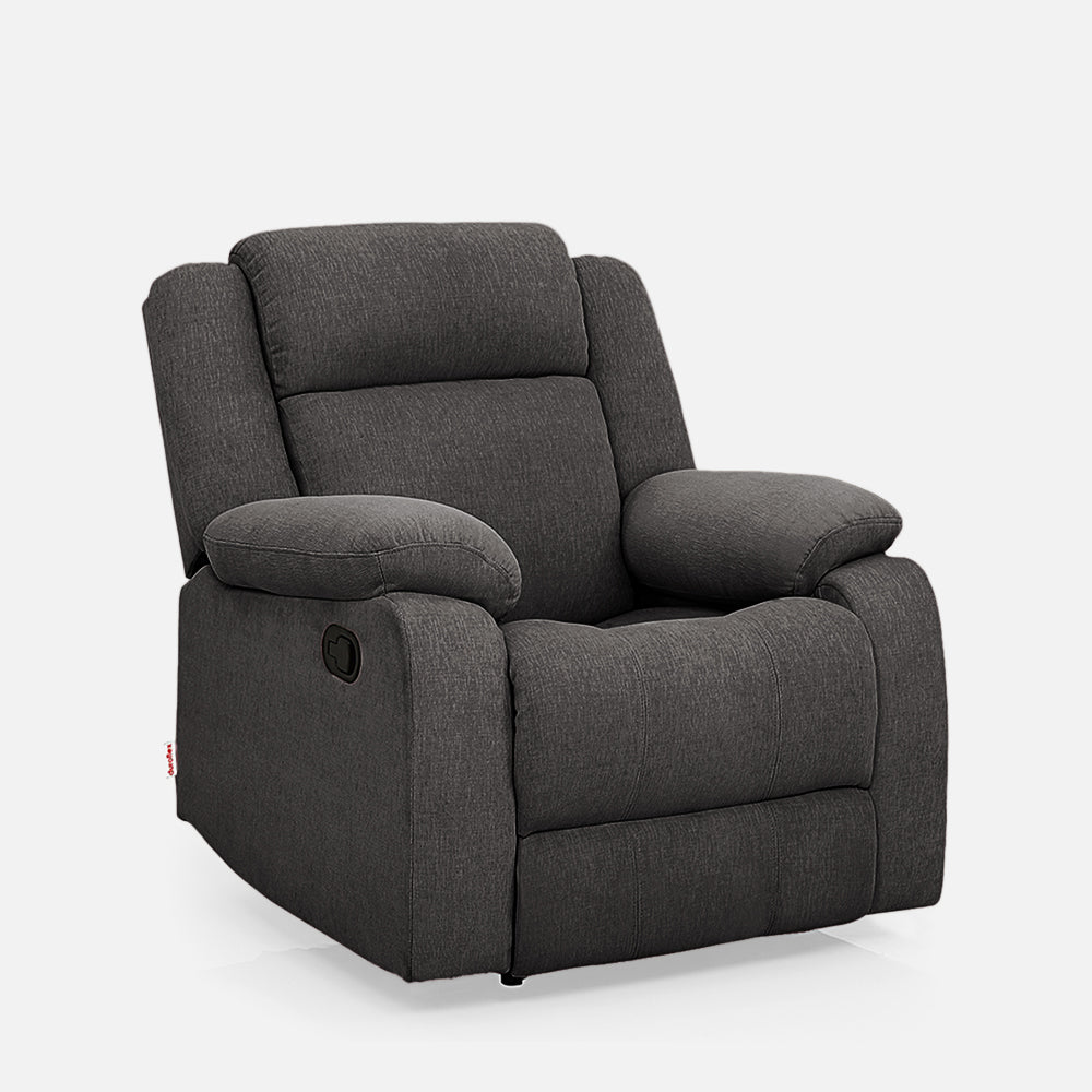 Avalon Grey Fabric Recliner