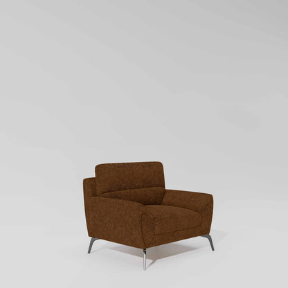 Octave 1 Seater Seater-Boucle Fabric - Caramel
