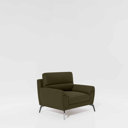 Octave 1 Seater Seater-Suede fabric - Avocado