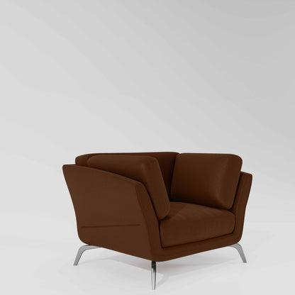 Symphony 1 Seater Suede fabric - Cappuccino
