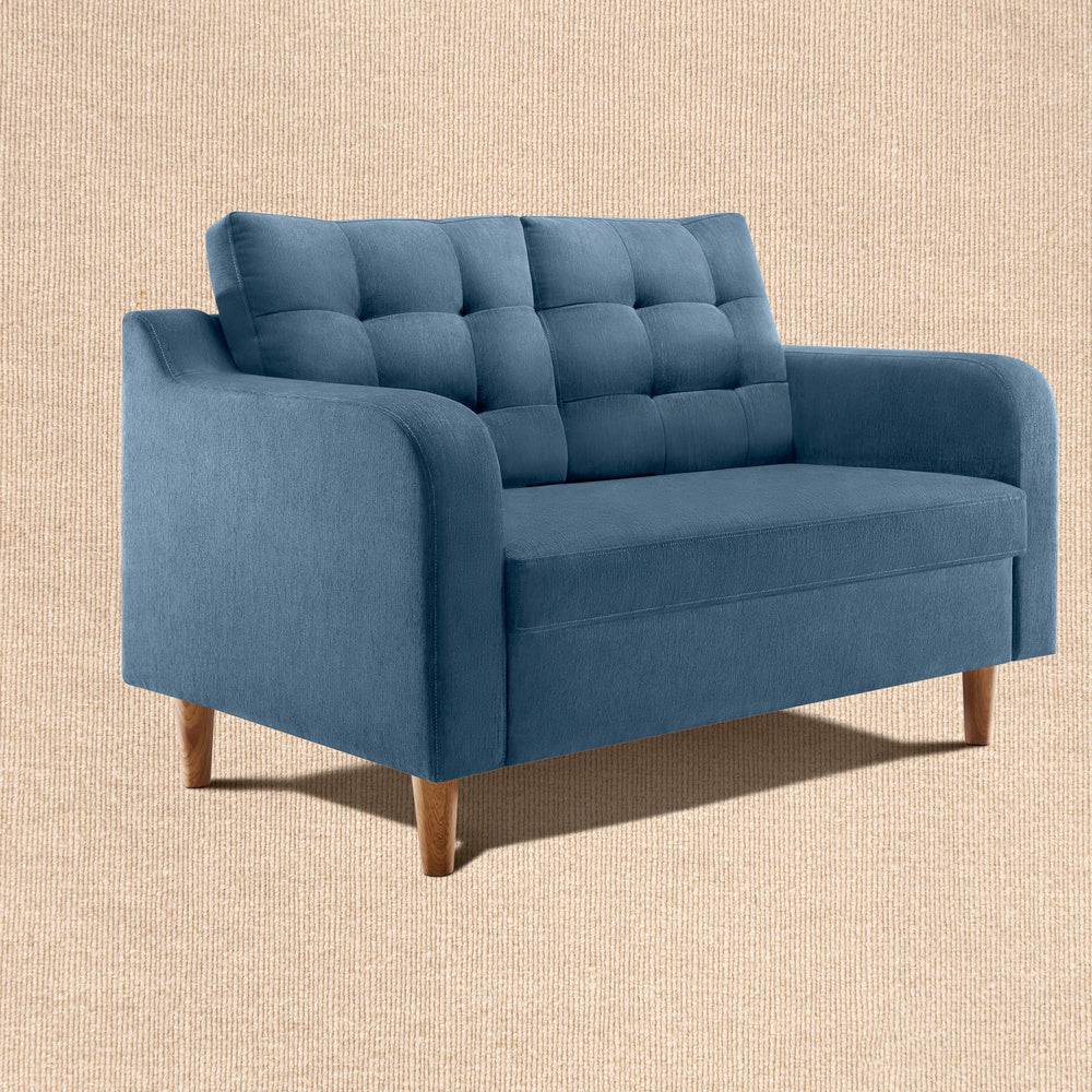 Ease Plus Blue Fabric 2 seater sofa
