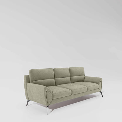 Octave 3 Seater Water & Stain Repellent Fabric - Pistachio shell