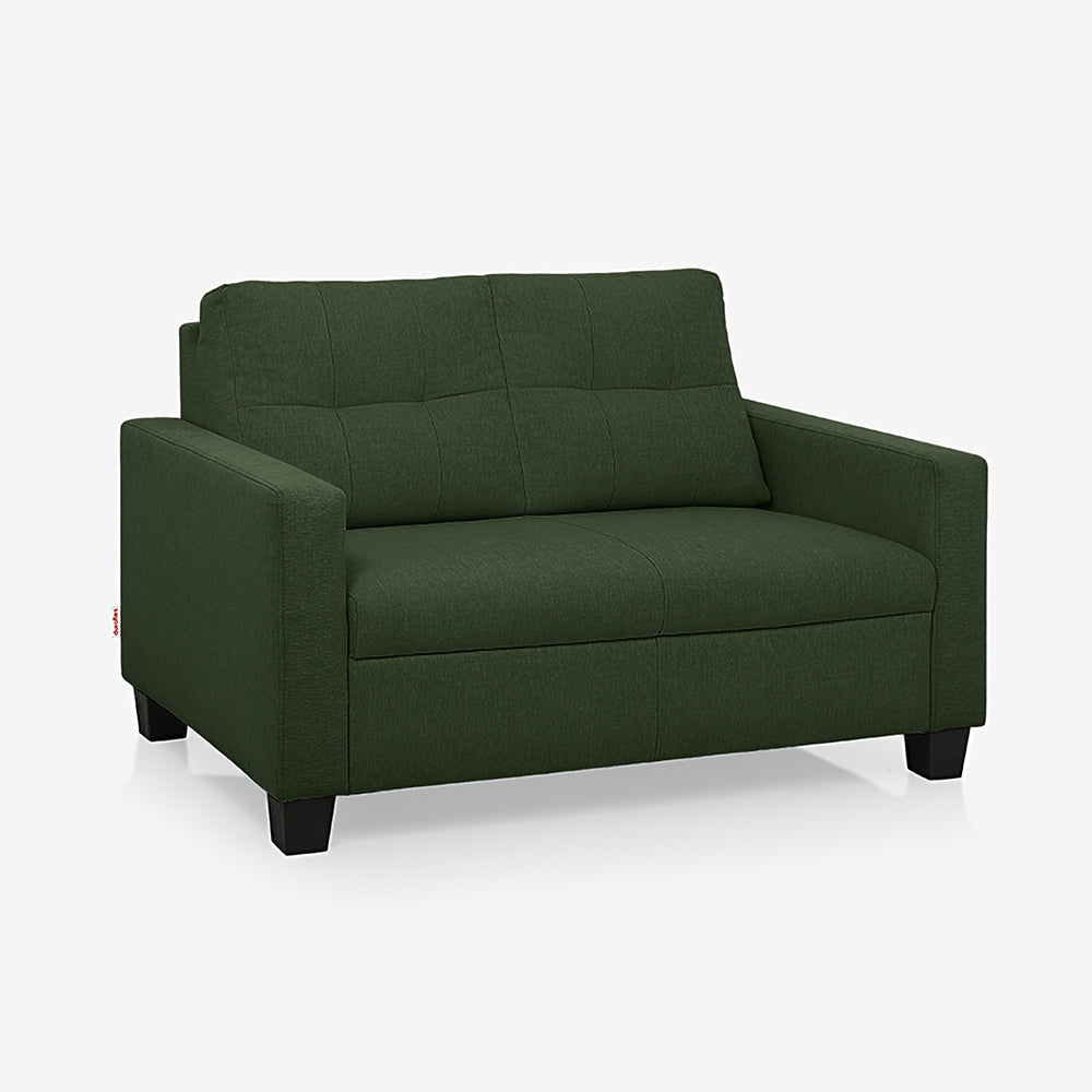 Ease Green Fabric 2 Seater Sofa