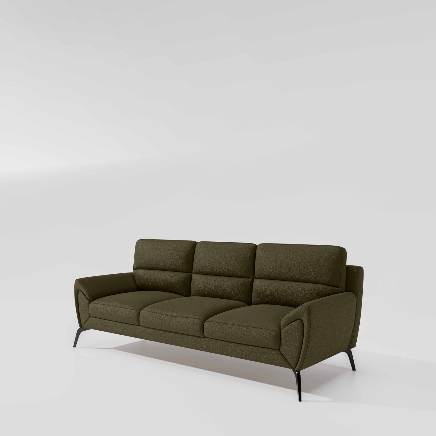 Octave 3 Seater Suede fabric - Avocado