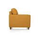 Utopia Fabric Sofa | 1 seater | Yellow |  Duroflex Furniture
