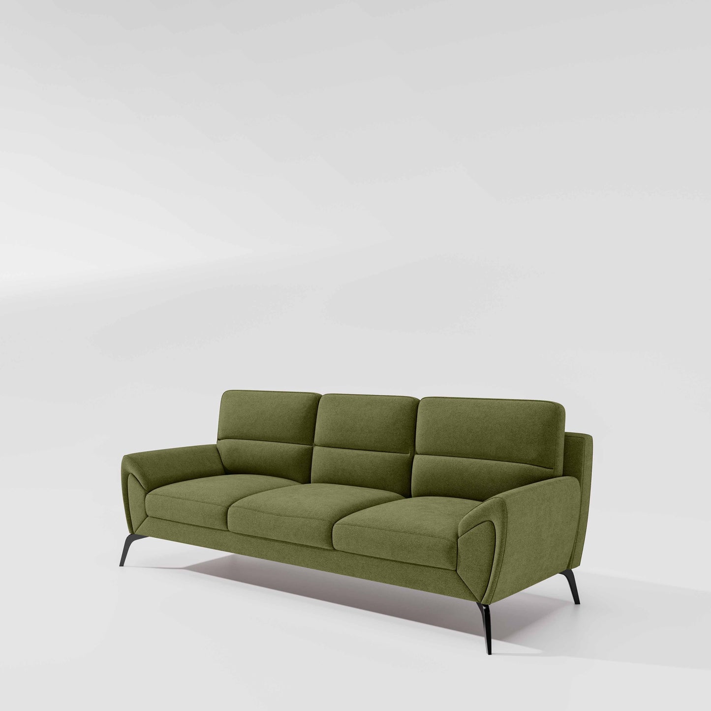 Octave 3 Seater Water & Stain Repellent Fabric - Sage green