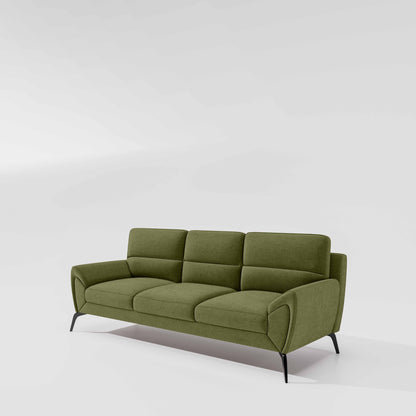 Octave 3 Seater Water & Stain Repellent Fabric - Sage green