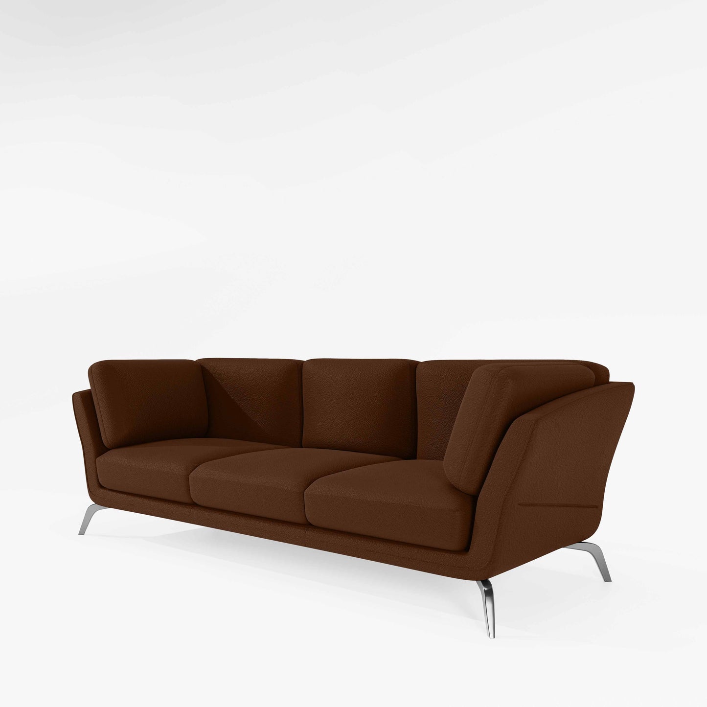 Symphony 3 Seater Suede fabric - Cappuccino