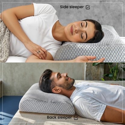 Dual Support Pillow (23 x 14 x 4 Inch) (58.4 x 35.5 x 10.1cm)